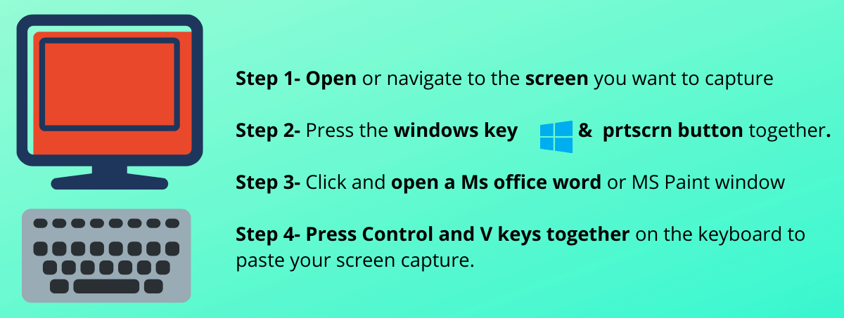 How-to-Take-Screenshot-on-windows keyboard